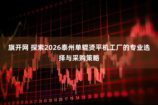 旗开网 探索2026泰州单辊烫平机工厂的专业选择与采购策略
